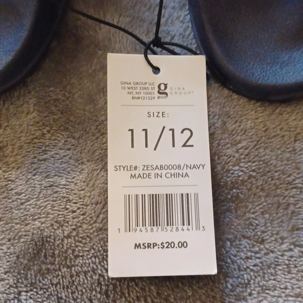 NWT ZAC AND EVAN STAY CHILL BOYS FLIP FLOPS SIZE 11/12